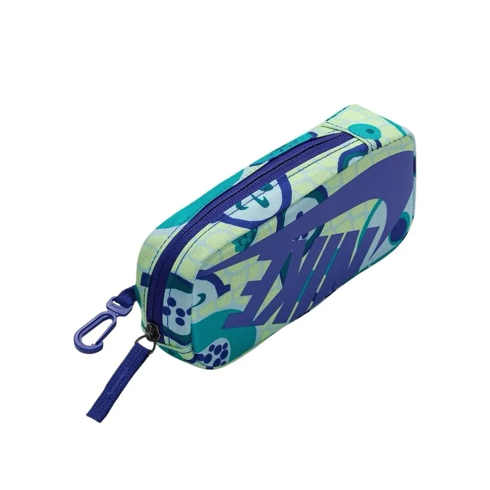 Nike Elemental Kids School Backpack Pencil Case in Green with Blue Fruits